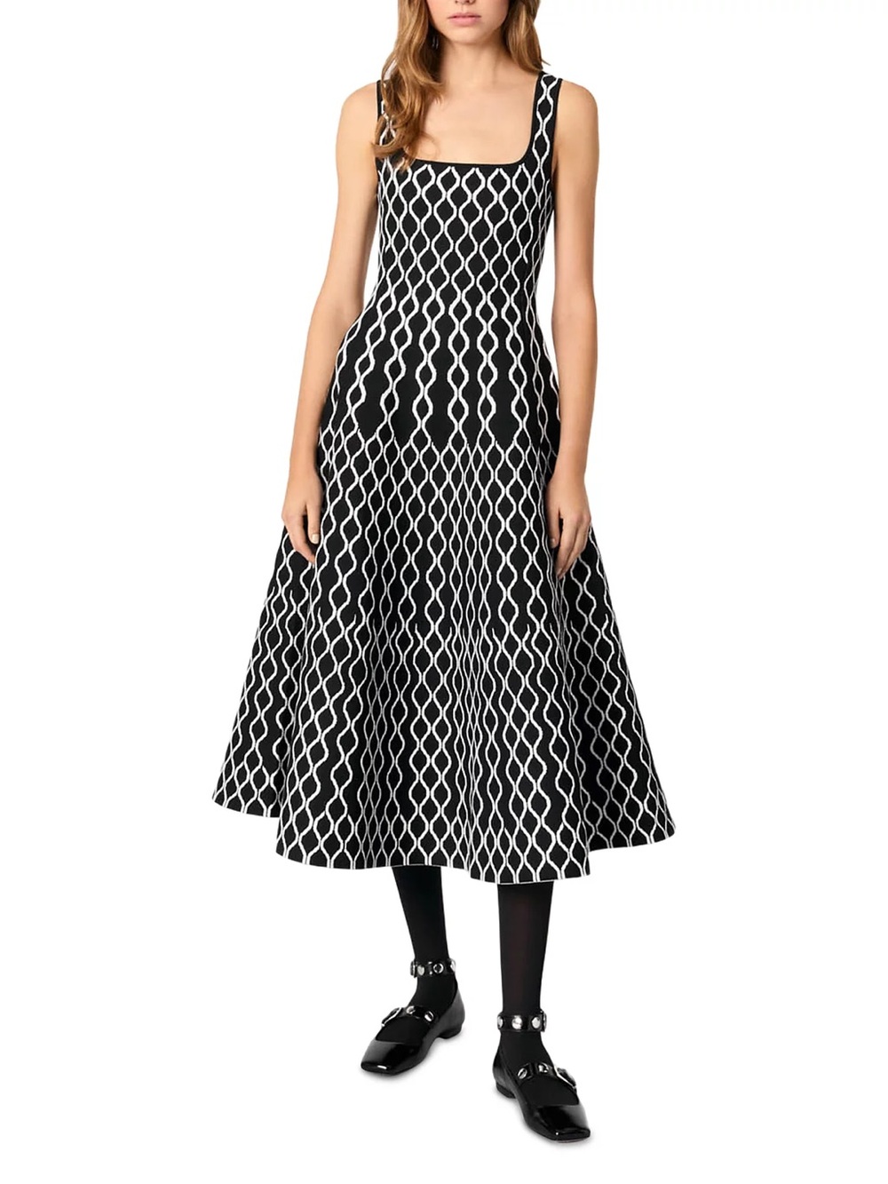 ISO Maje Russely Midi Dress